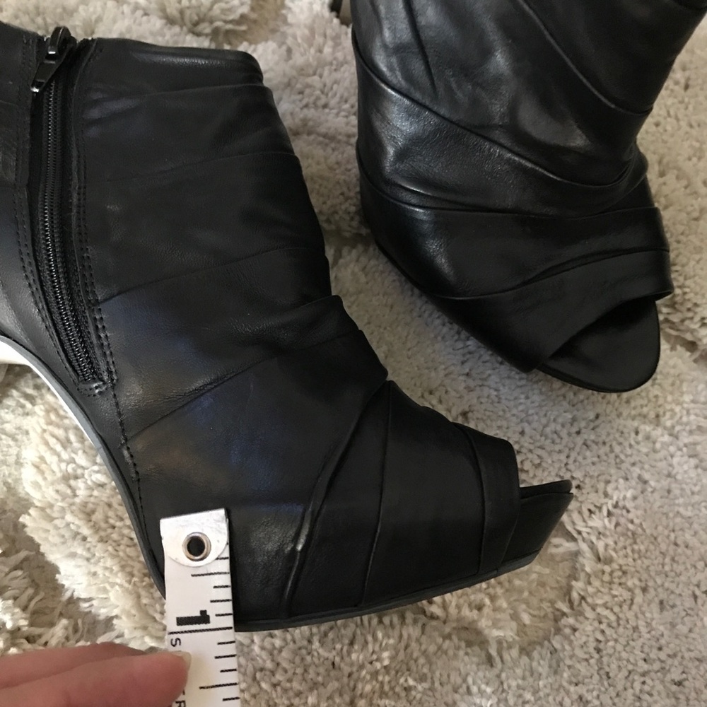 Platform Open Toe Booties - image 6